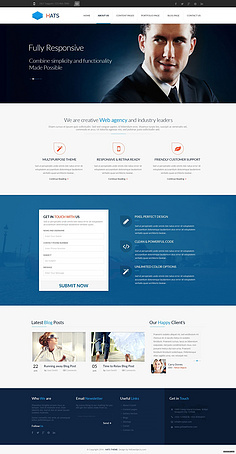 WHISPER-耳语企业网站全套白色主题设计欣赏 [21P]-网页设计 - DOOOOR.com